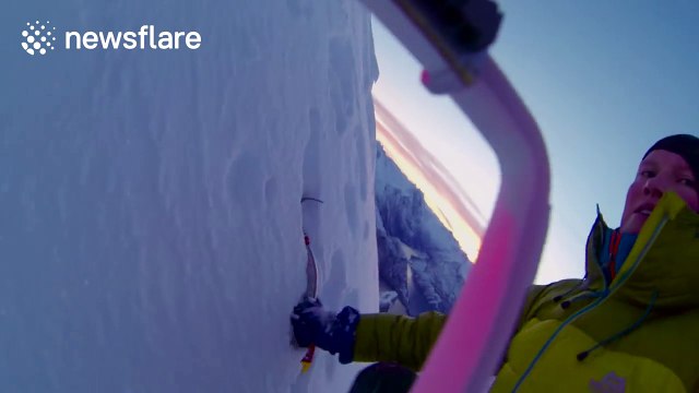 Epic drone crash into beautiful Norwegian mountain