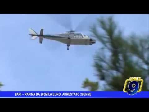 Bari | Rapina da 200mila euro, arrestato 29enne