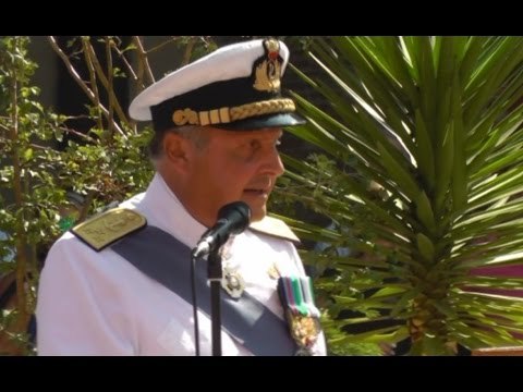 Napoli - Marina Militare, squadra navale: Foffi cede il comando a Marzano (14.09.16)