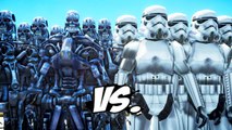 TERMINATOR ARMY VS STORMTROOPERS ARMY - EPIC BATTLE