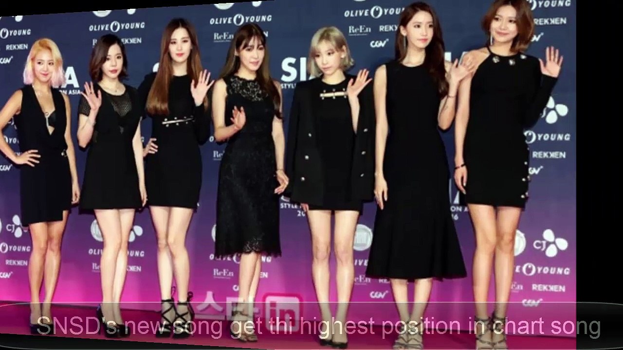 SNSD's new song get highest position in chart song