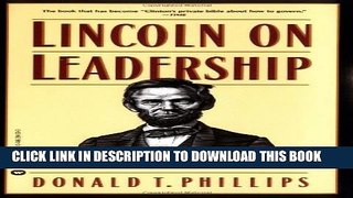 Collection Book Lincoln on Leadership: Executive Strategies for Tough Times