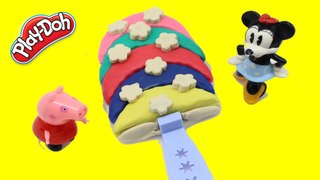 Play doh rainbow ice cream - DIY how to make rainbow ice cream