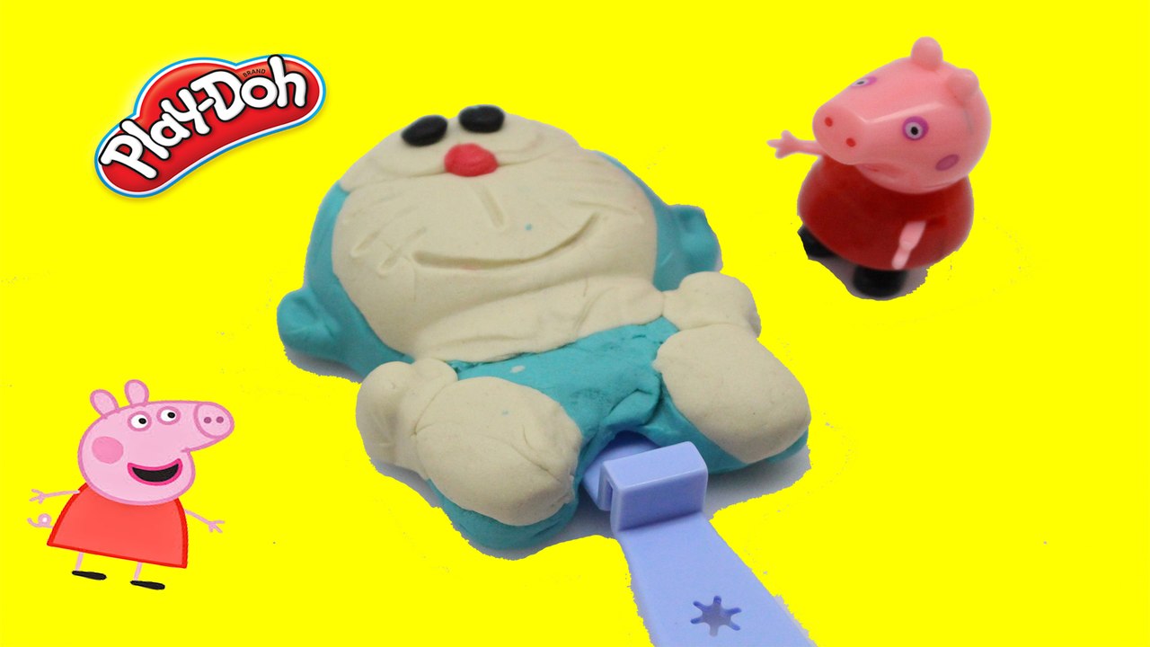 Play doh doremon ice cream video - DIY how to make ice cream play doh