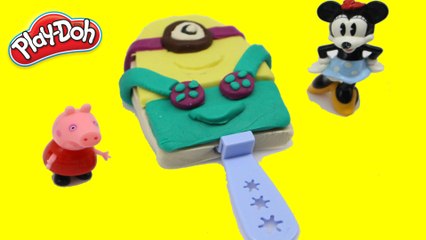 Play doh minion ice cream ! DIY how to make minion ice cream play doh