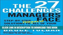 New Book The 27 Challenges Managers Face: Step-by-Step Solutions to (Nearly) All of Your