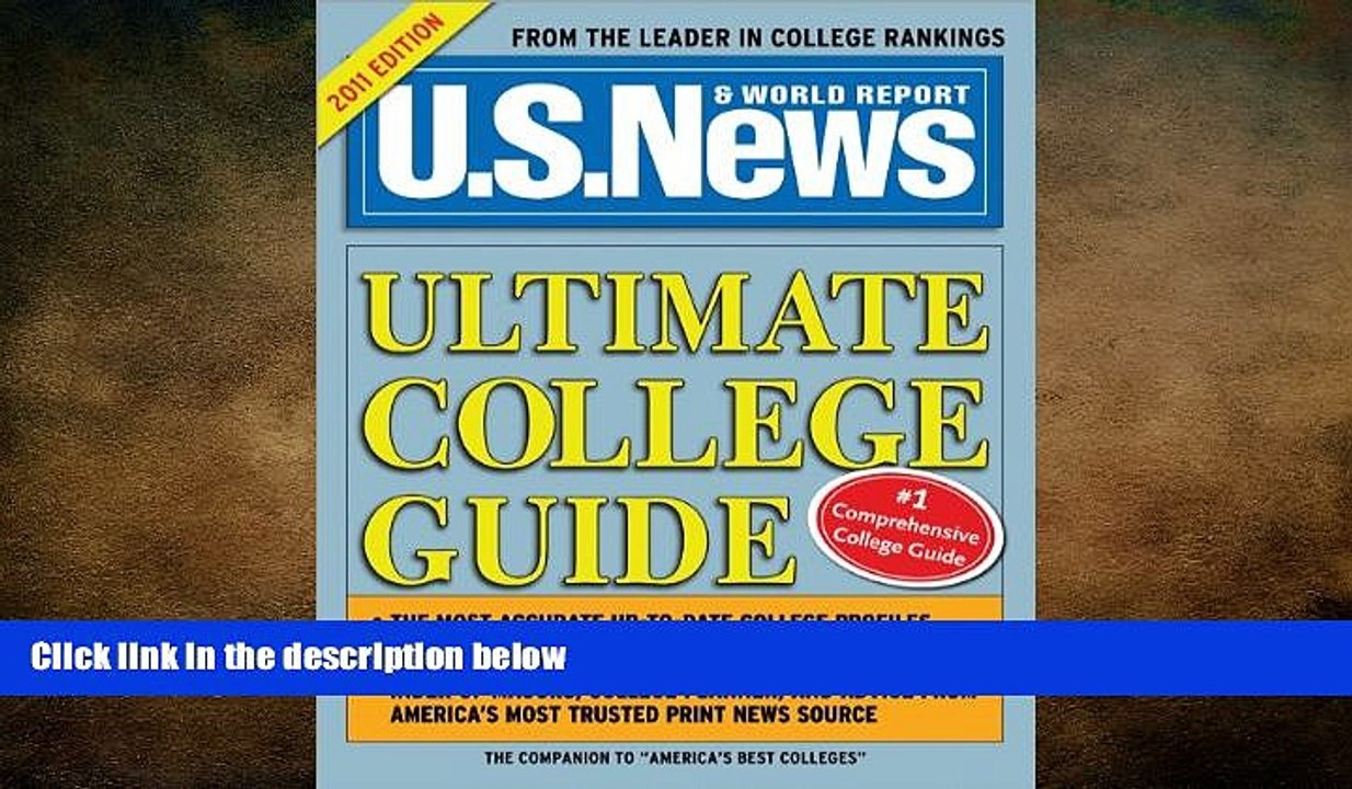 READ book  U.S. News Ultimate College Guide 2011  FREE BOOOK ONLINE