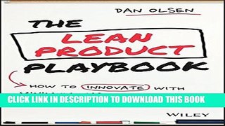 New Book The Lean Product Playbook: How to Innovate with Minimum Viable Products and Rapid