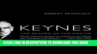 New Book Keynes: The Return of the Master