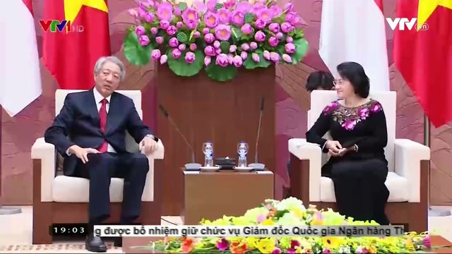 Chủ tịch Quốc hội Nguyễn Thị Kim Ngân tiếp phó Thủ tướng Singapore