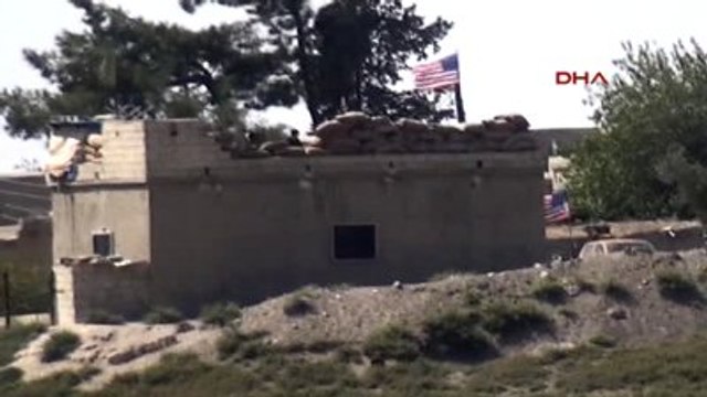 Şanlıurfa Telabyad Gümrük Binasına da ABD Bayrağı Asıldı