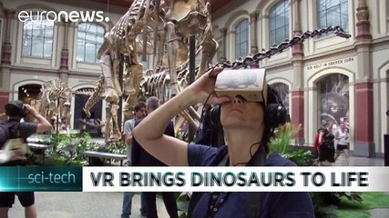Dinosaurs come to life with 3D glasses