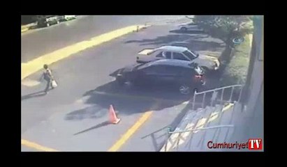 Ölümden saniyelerle kurtuldu