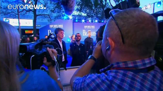 Пол МакКартні та Рінґо Старр — на прем'єрі стрічки про легендарний The Beatles