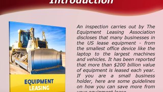 How You Can Save More from Your Equipment Lease? |  US Business Funding