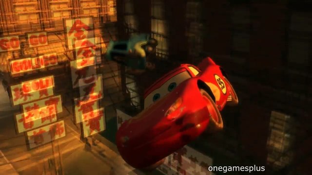 Lightning McQueen and Guido Crash test Jumps Off Roof jumping off mountain