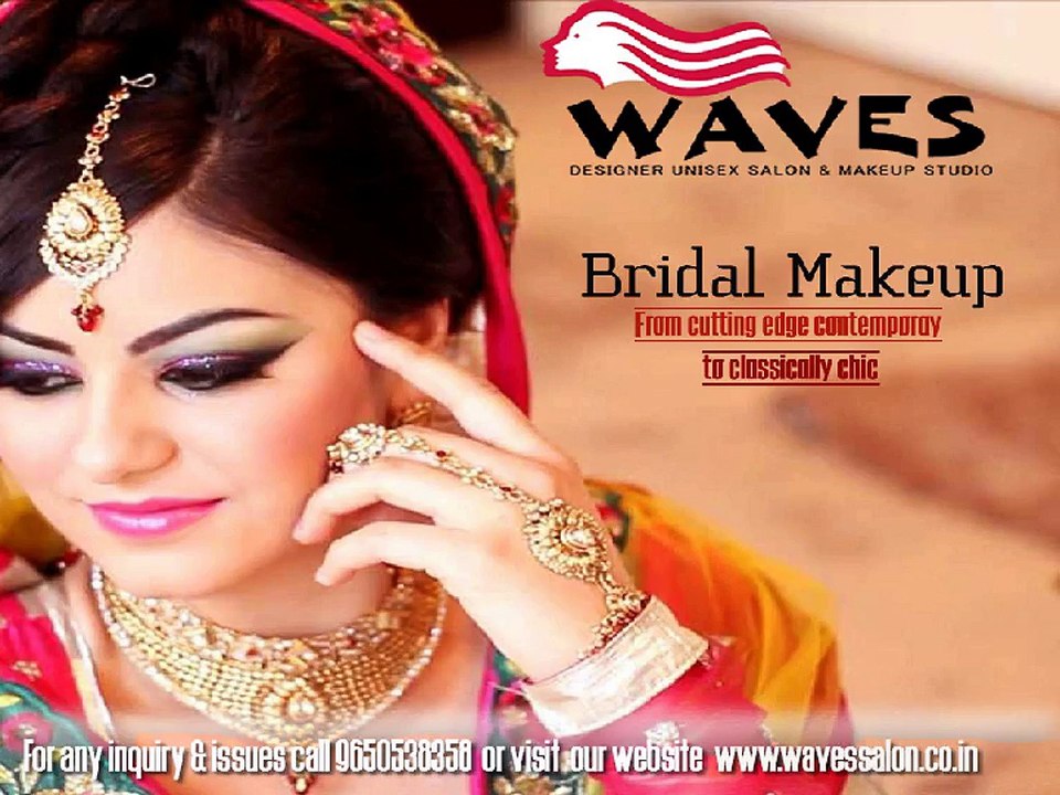 Our Cosmetologists provide you a Stunning bridal makeup reflection with a professional approach.