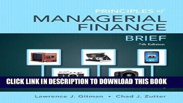 [PDF] Principles of Managerial Finance, Brief Plus NEW MyFinanceLab with Pearson eText Access