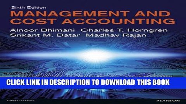 [PDF] Management and Cost Accounting (6th Edition) Full Colection