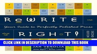 [PDF] Rewrite Right!: Your Guide to Perfectly Polished Prose Full Collection