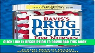 [PDF] Davis s Drug Guide For Nurses (Without CD) Popular Online