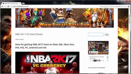 How to Get NBA 2K17 Cheats on VC - Virtual Currency