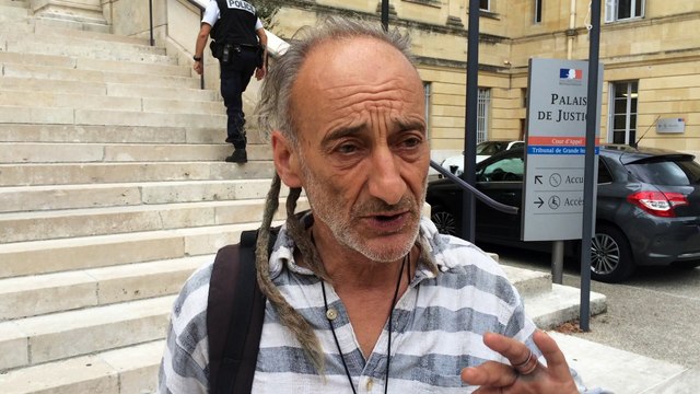 Agen : Éric Pététin après son audience devant le tribunal correctionnel d'Agen