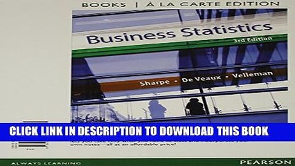 [PDF] Business Statistics, Student Value Edition (3rd Edition) Popular Online