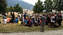 Migrant crisis on Italian-Swiss border