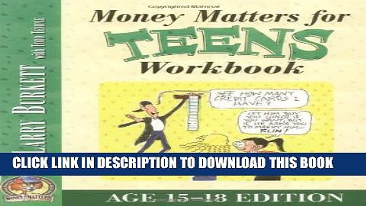[PDF] Money Matters Workbook for Teens (ages 15-18) Popular Online