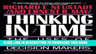 New Book Thinking in Time: The Uses of History for Decision-Makers