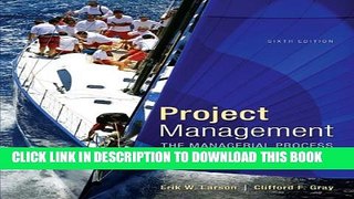 [PDF] Project Management: The Managerial Process with MS Project (The Mcgraw-Hill Series