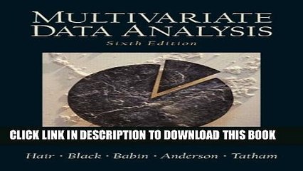 [PDF] Multivariate Data Analysis (6th Edition) Popular Colection