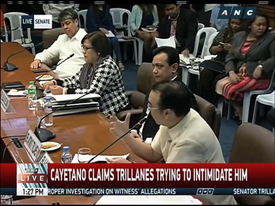 ANC Live - Cayetano and Trillanes clash during Senate hearing | ExtraJudicial Killings | Senate Hearing | Leila De Lima