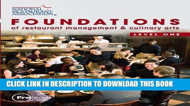 [PDF] Foundations of Restaurant Management Culinary Arts: Level 1 Popular Online