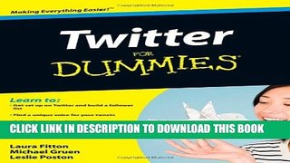 [New] Twitter For Dummies Exclusive Full Ebook