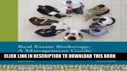 [PDF] Real Estate Brokerage: A Management Guide Full Colection