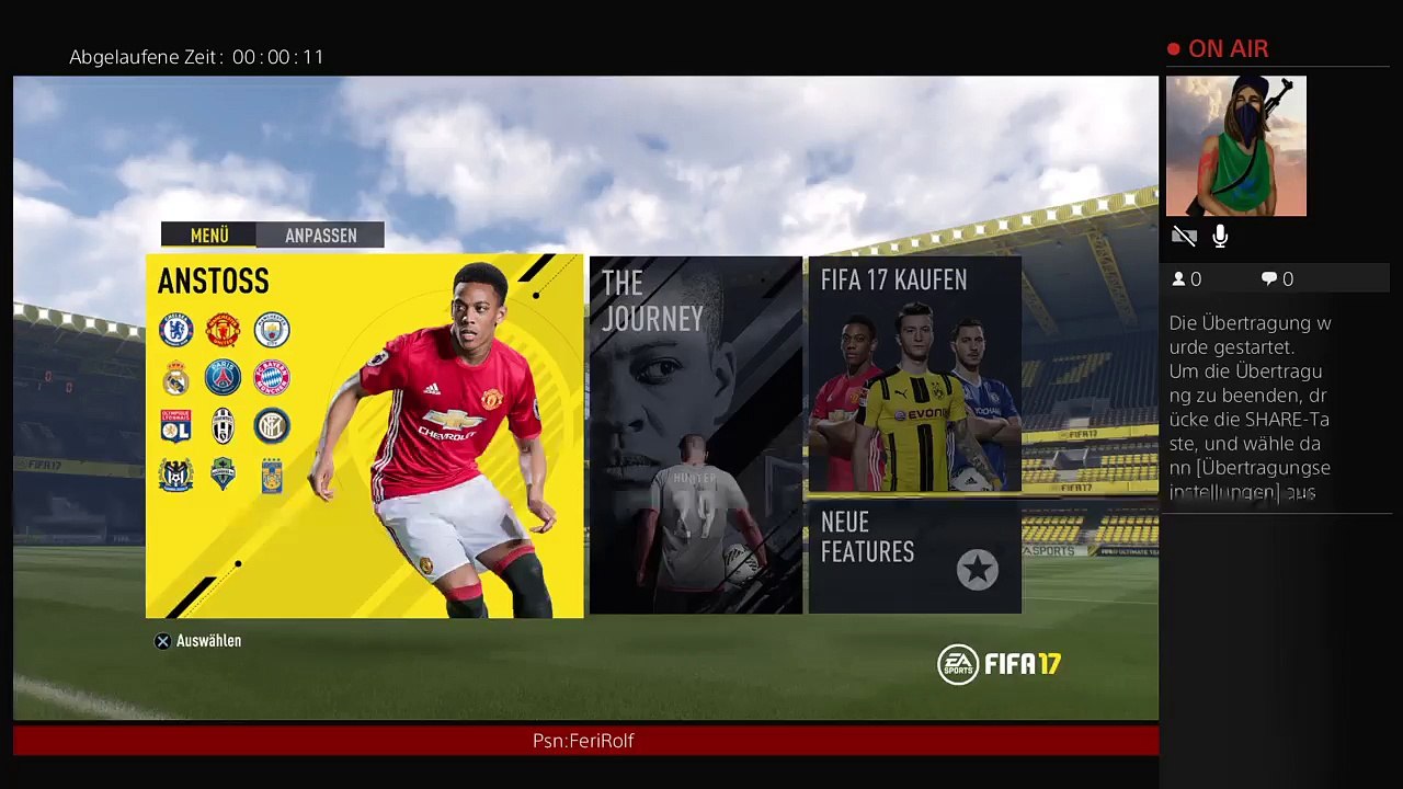 Rookspash Fifa 17 Live Stuff and Journey