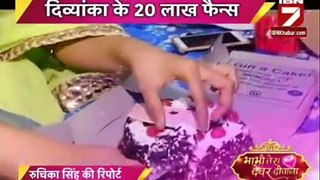 Yeh Hai Mohabbatein September 2016 DIVYANKA CELERATION WITH FANS HAPPY TIME