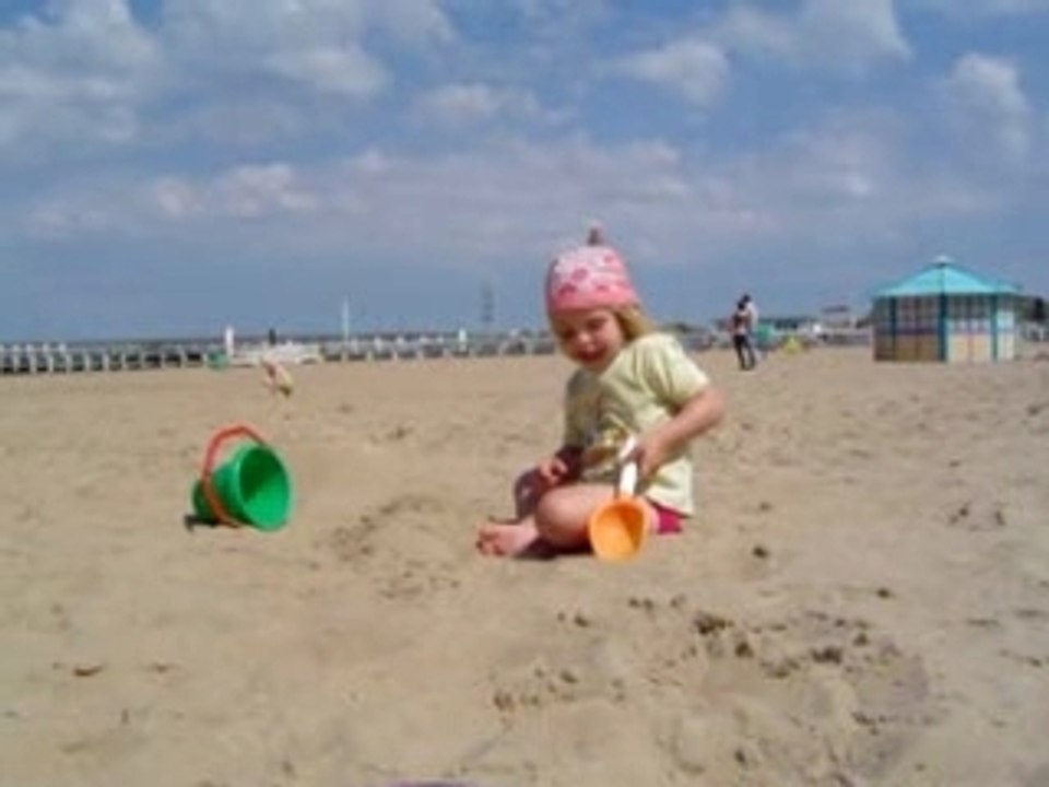 Yente op het strand