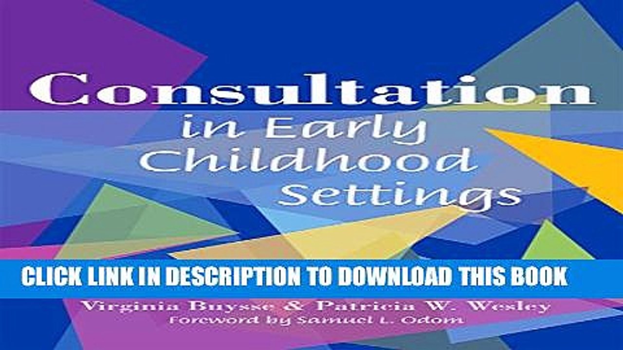 [PDF] Consultation in Early Childhood Settings Full Collection