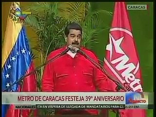 Mira cómo Maduro ofendió a uno de sus compañeros del Metro de Caracas