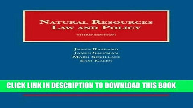 [PDF] Natural Resources Law and Policy (University Casebook Series) Full Colection