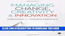 New Book Managing Change, Creativity and Innovation