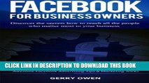 [PDF] Facebook For Business Owners: Awesome Facebook Advertising Tips and Marketing Tricks
