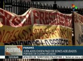 Panamá: jubilados exigen a gobierno préstamo que dieron hace 4 décadas