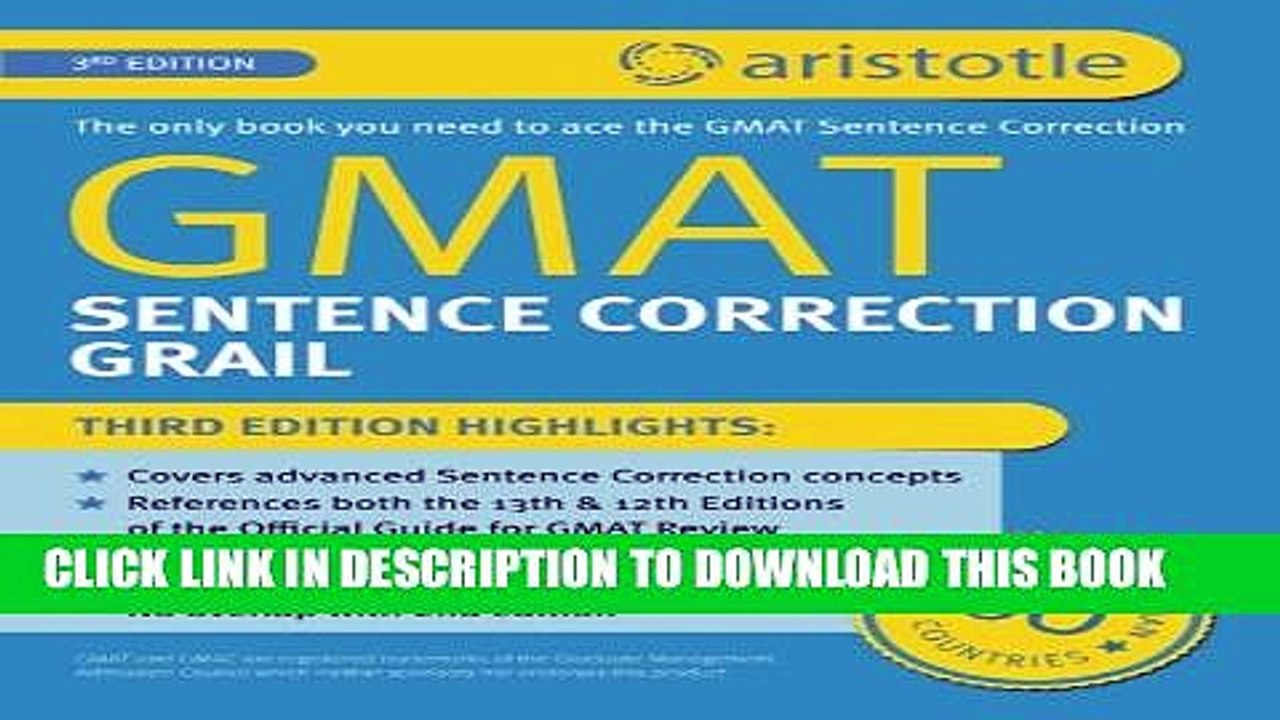 [PDF] GMAT Sentence Correction Grail 3rd edition Full Collection