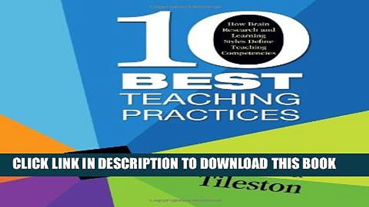 [PDF] Ten Best Teaching Practices: How Brain Research and Learning Styles Define Teaching