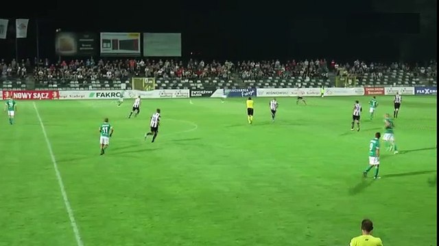 Sandecja Nowy Sącz - Olimpia Grudziądz 14/09/16 I liga Rzut wolny