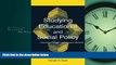 Popular Book Studying Educational and Social Policy: Theoretical Concepts and Research Methods